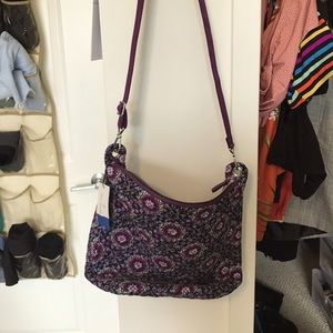 Purple Vera Bradley Hobo Bag